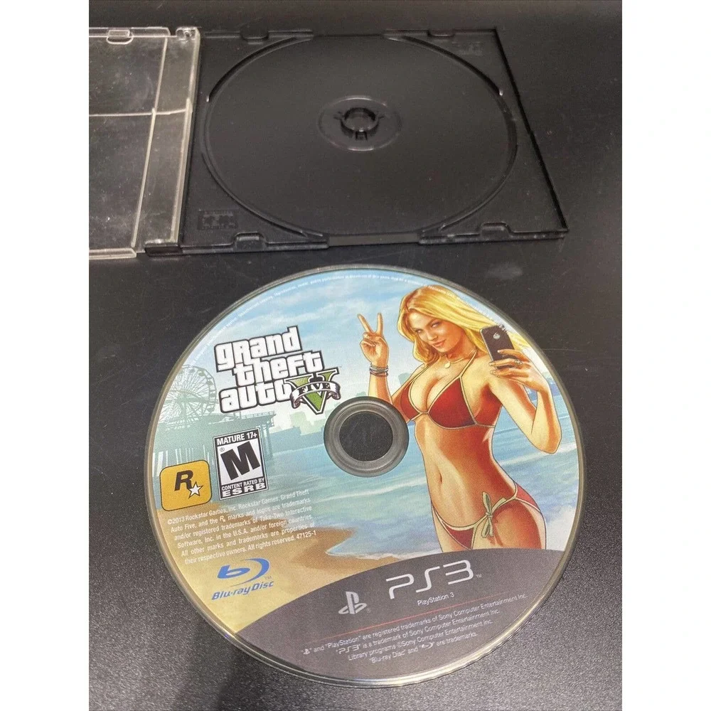 Grand Theft Auto V (Five) For PS3-PlayStation 3 Disc Only EUC